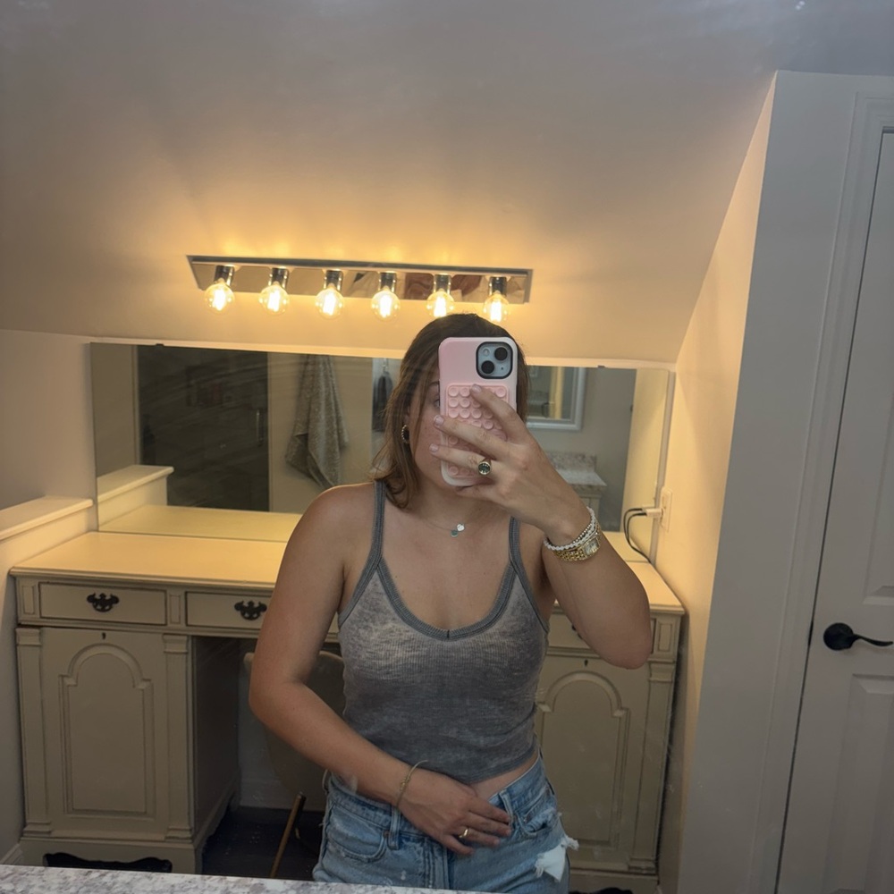 American Eagle Charcoal Tank Top